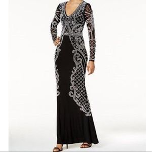 Xscape Beaded Embellished Gown